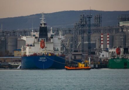Ukrainian Drones Strike Major Russian Oil Export Hub on Black Sea